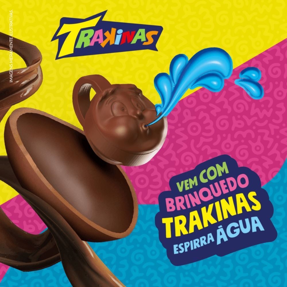 Ovo de Páscoa Trakinas Lacta - 190g