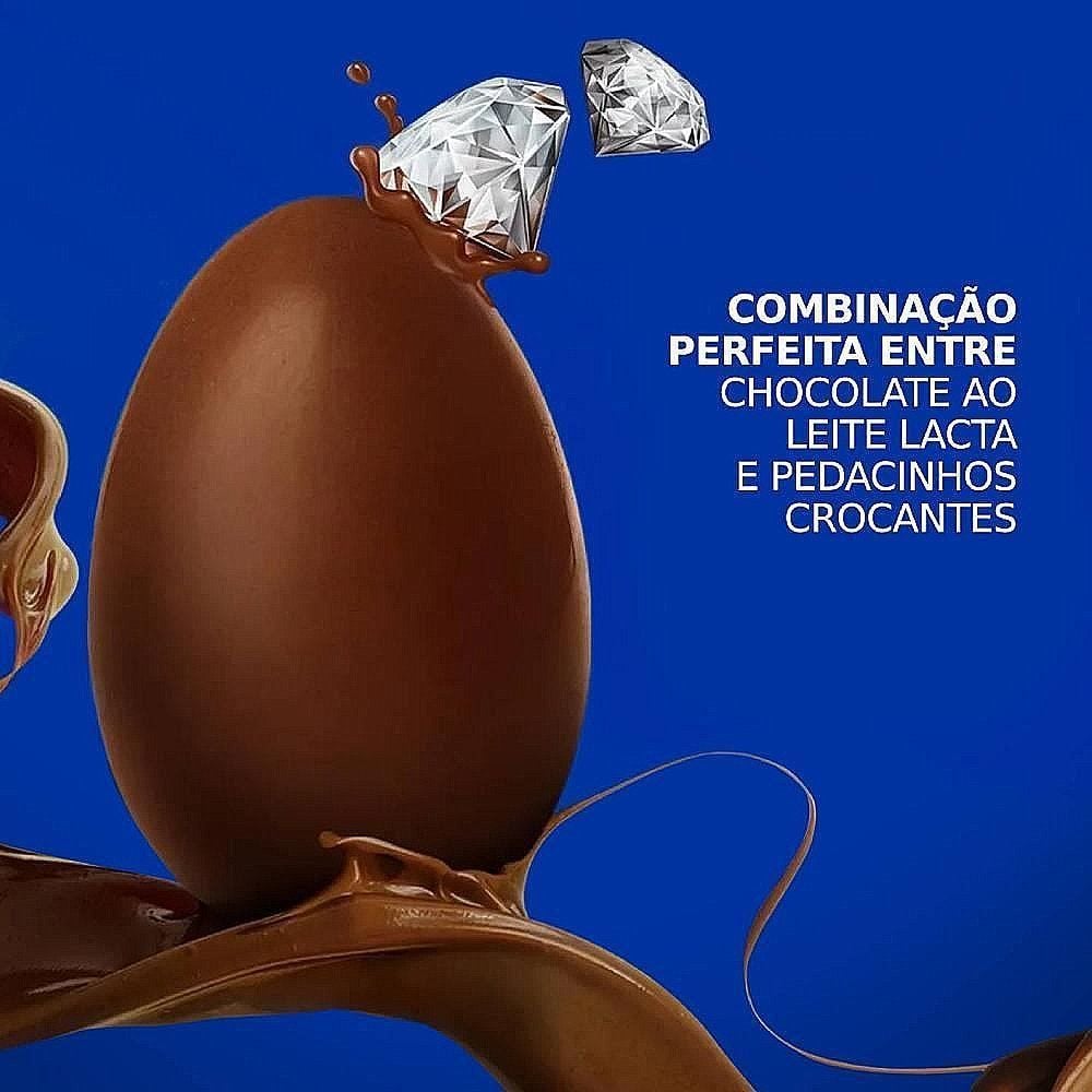 Ovo de Páscoa Diamante Negro Lacta - 163g