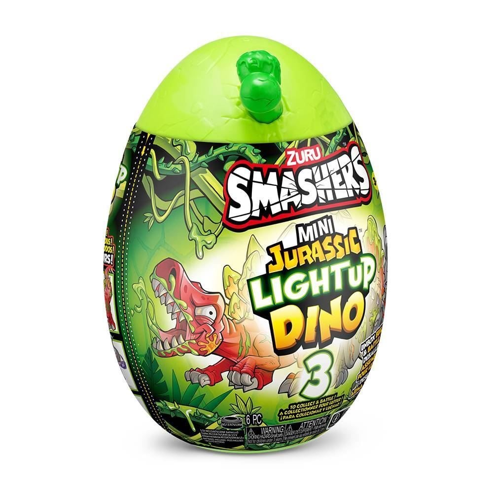 Ovo Smashers Mini Jurassic Light Up Dino Fun - Sortido