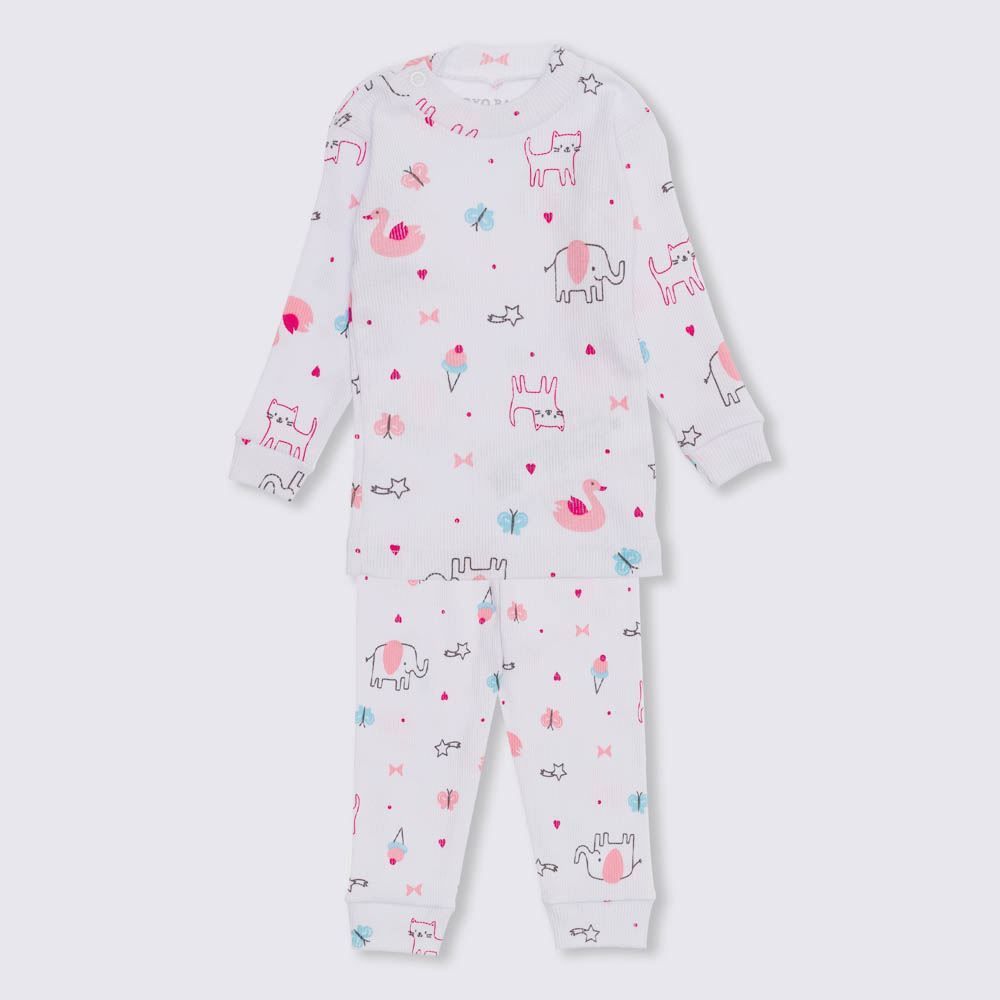 Pagão Recém Nascido Longo Canelado Yoyo Baby