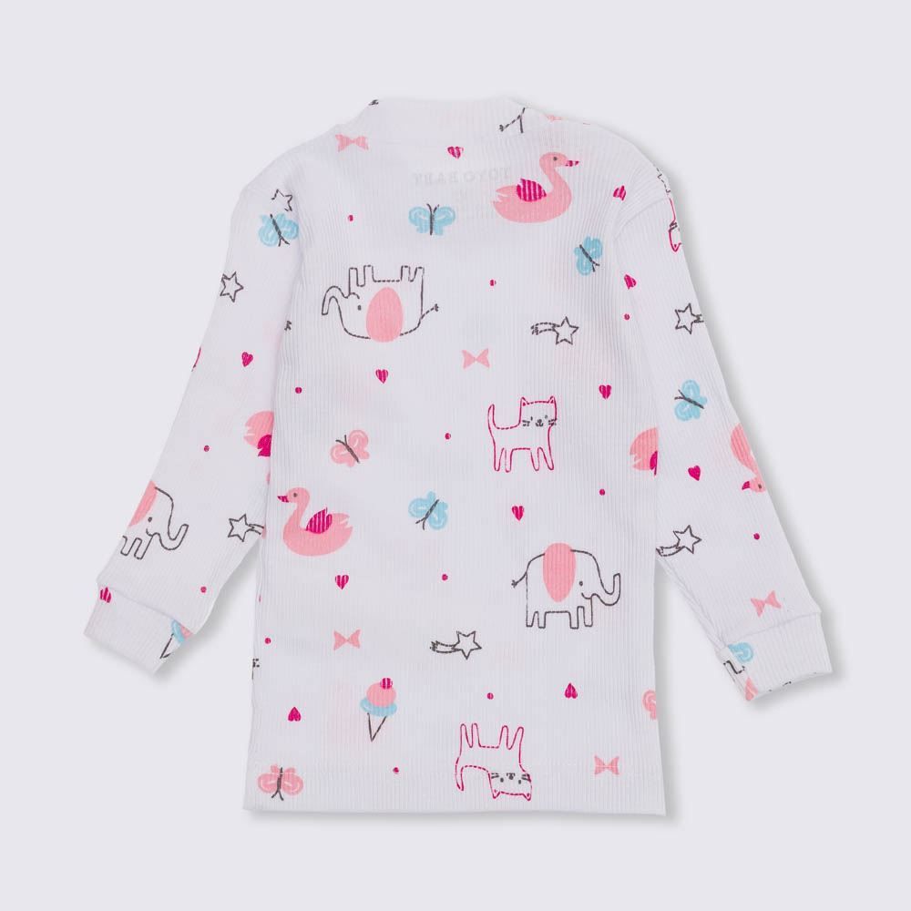 Pagão Recém Nascido Longo Canelado Yoyo Baby