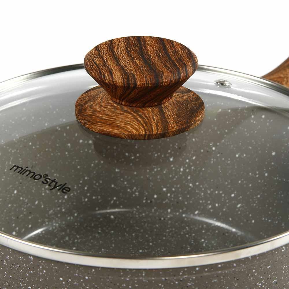 Panela De Alumínio Com Revestimento Cerâmico Cook Grafito Mimo Style 2,25L - Grafite