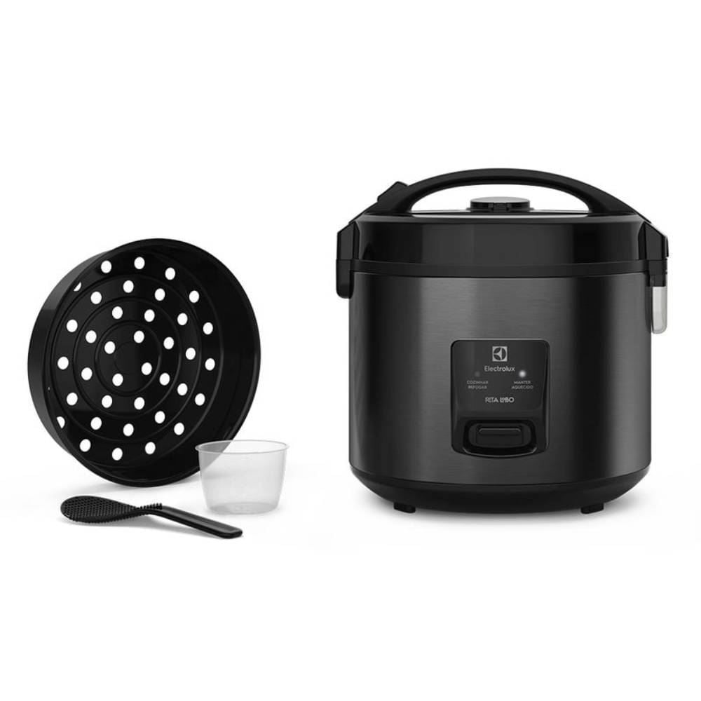 Panela de Arroz Elétrica Electrolux 3,5 Litros Inox 2 em 1