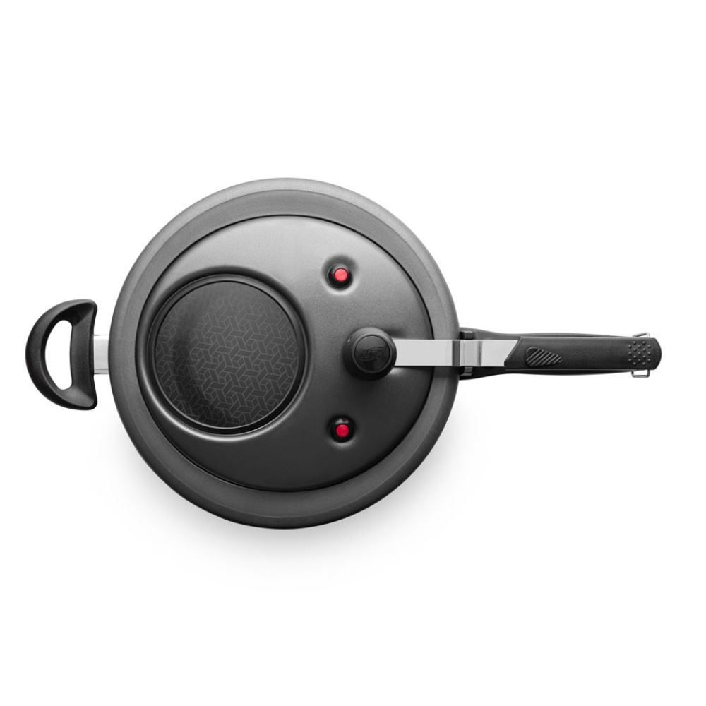 Panela de Pressão com Visor Superior Mta 8 Litros - GRAFITE