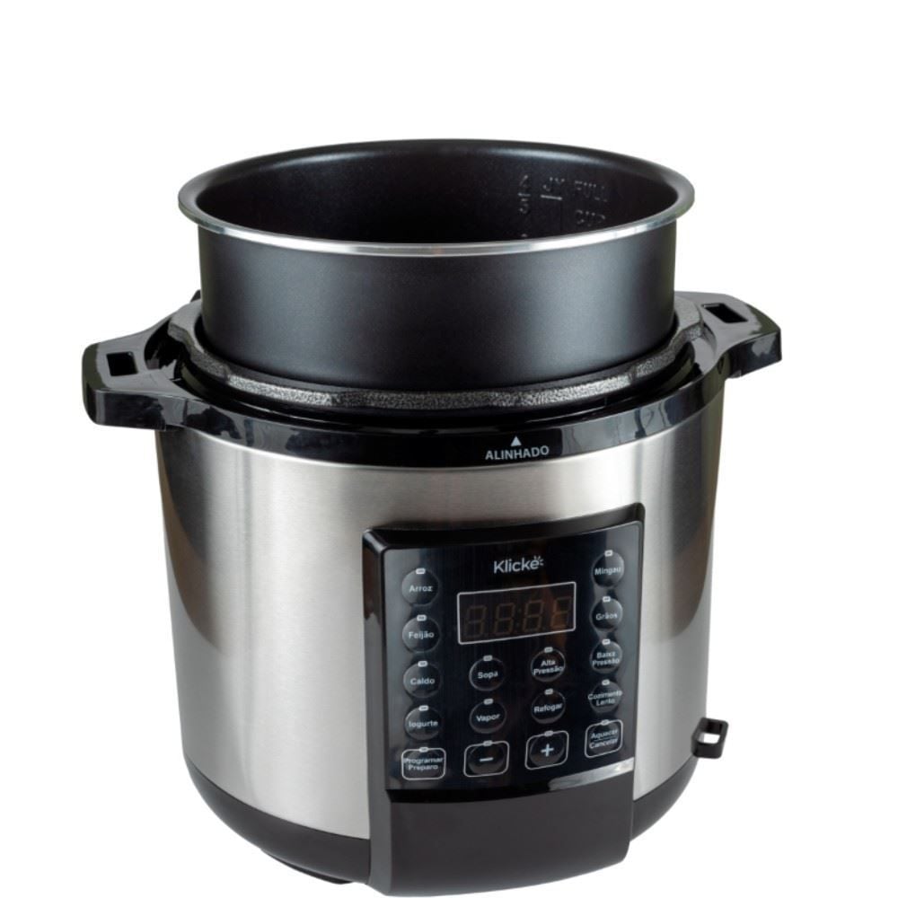 Panela De Pressão Elétrica Klicke 6 Litros 1000W