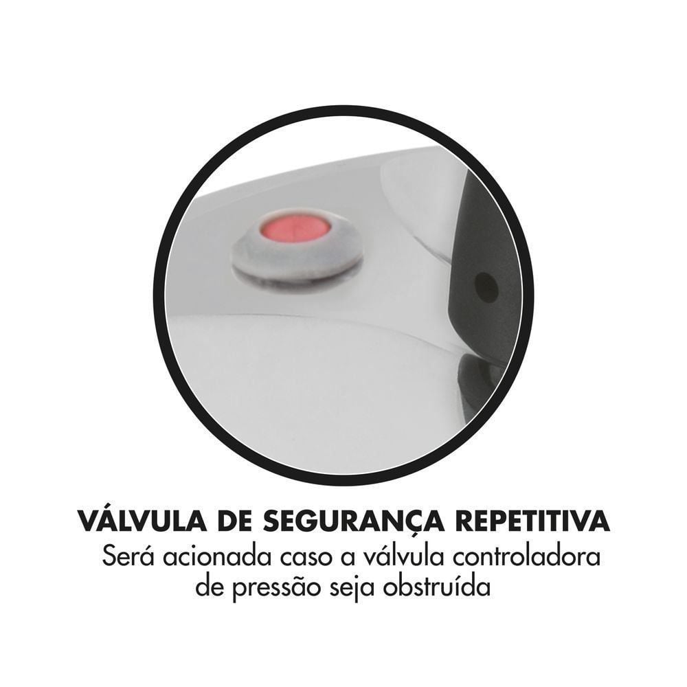 Panela De Pressão Fechamento Interno Clock - 4,5 Litros
