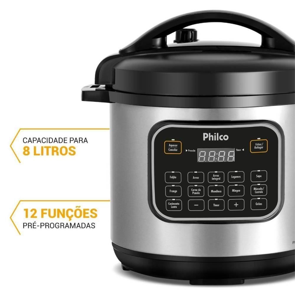 Panela De Pressão Philco 8 Litros PPP80