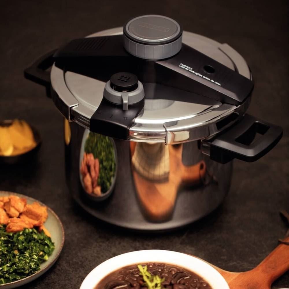 Panela De Pressão Presto 6 Litros Tramontina - Aço Inox