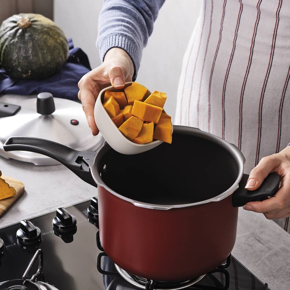 Panela de Pressão Vancouver Effect Tramontina 4,5 Litros - Vermelho