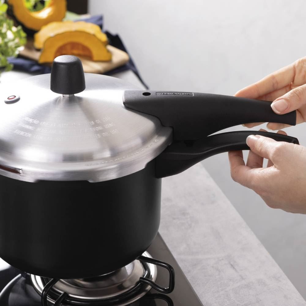 Panela de Pressão Vancouver Effect Tramontina 4,5 Litros - Preto