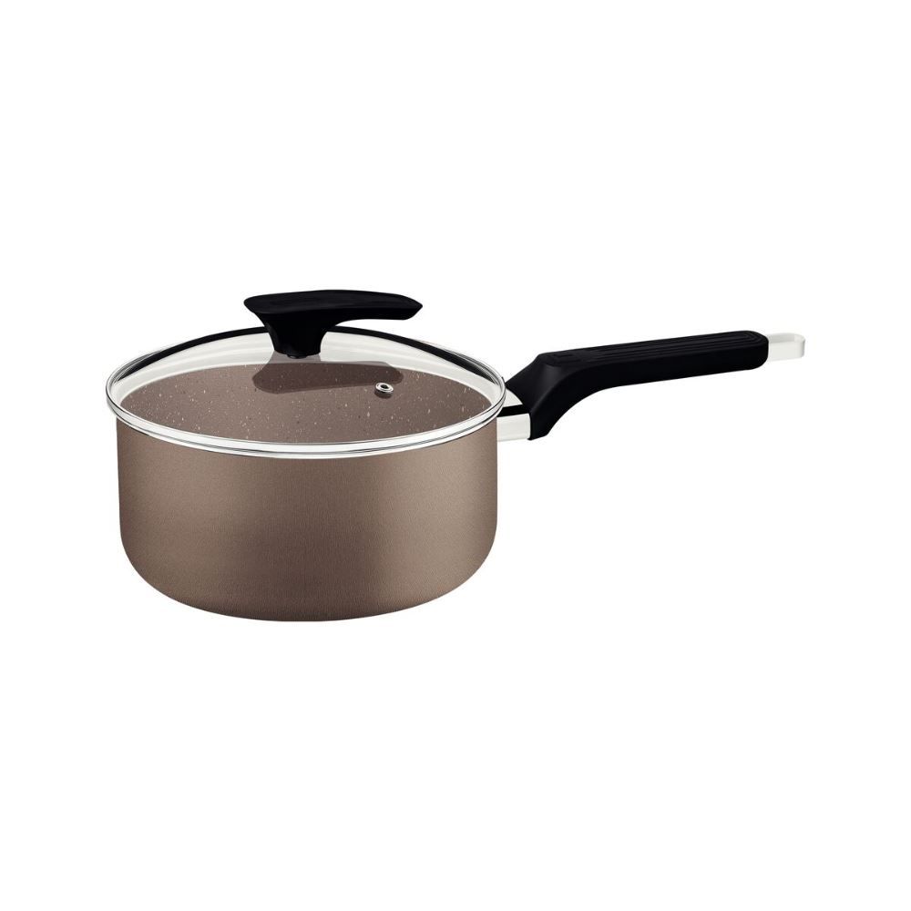 Panela Milazzo Tramontina Alumínio Starflon Max 16Cm - Amêndoa