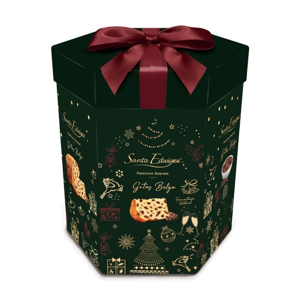 Panettone Chocolate Belga Santa Edwiges - 908g