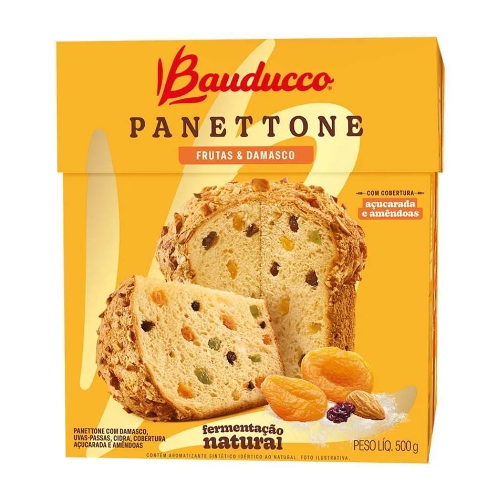 Panettone Speciale Frutas E Damasco Bauducco - 500g