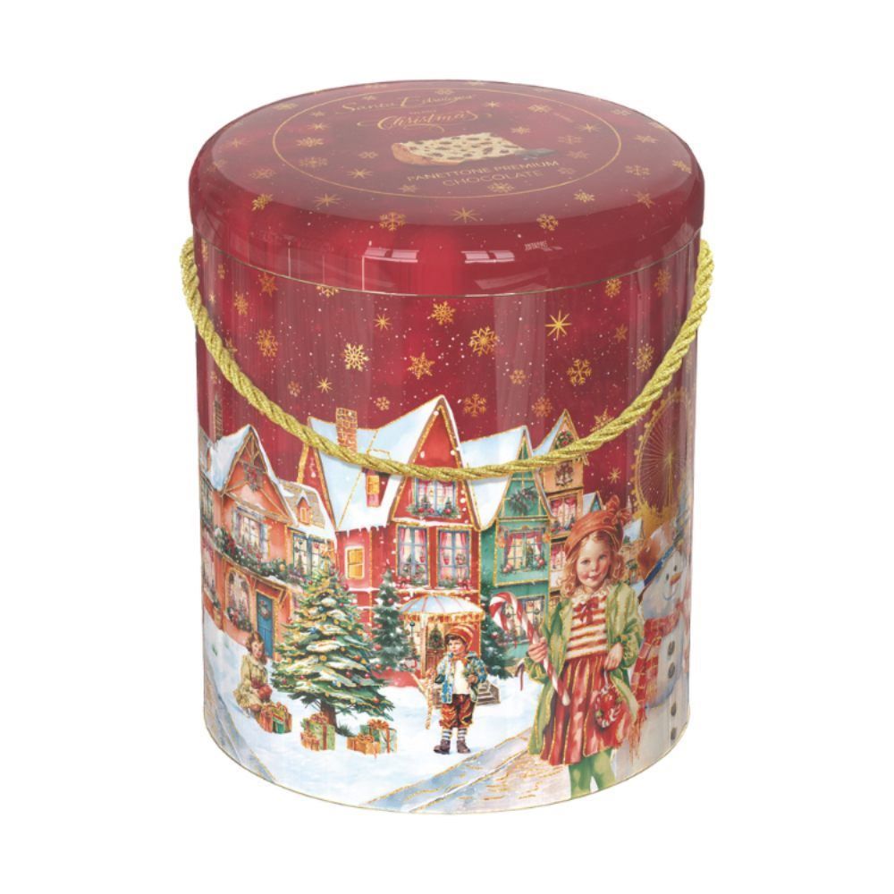 Panettone Premium Em Lata De Chocolate Santa Edwiges - 400g