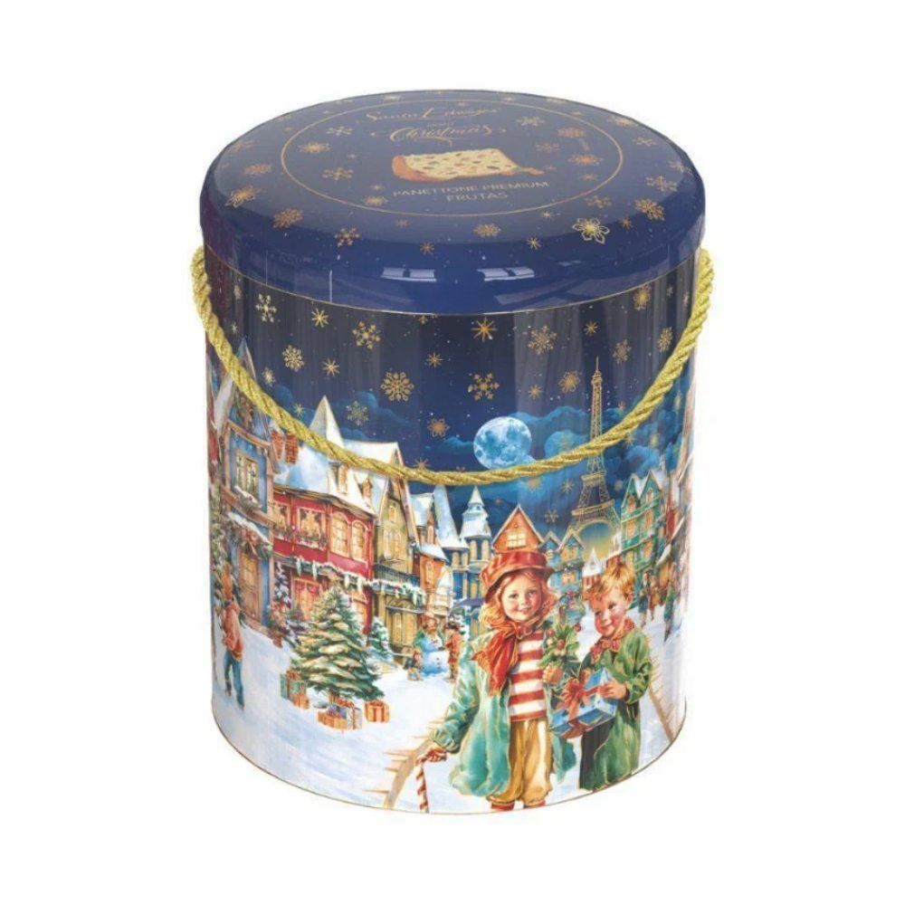 Panettone Premium Em Lata De Frutas Cristalizadas Santa Edwiges - 400g