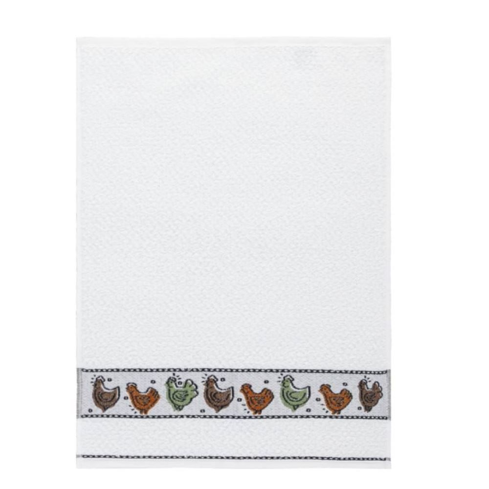 Pano de Copa 100% Algodão Gourmet Havan Casa - Galinhas