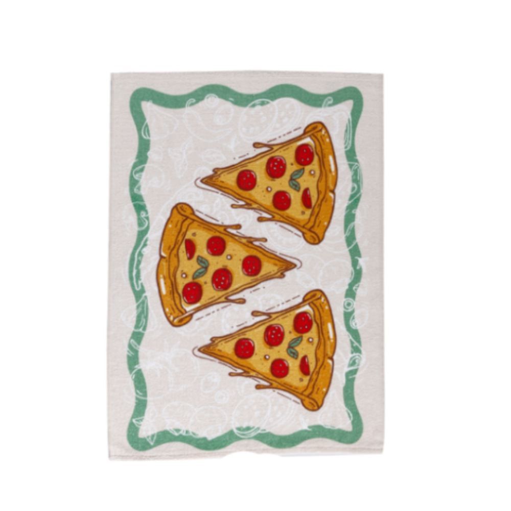 Pano de Copa Estampado 46 X 65Cm Teka - Pizza Teka
