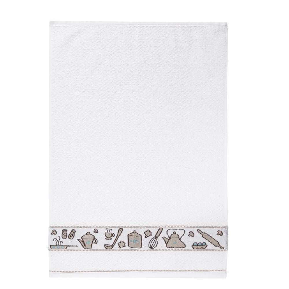 Pano De Copa 100% Algodão Gourmet Havan Casa 1 Pç - Cozinha Azul