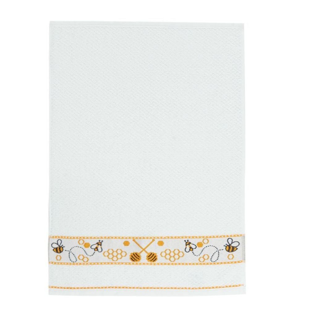 Pano De Copa 100% Algodão Gourmet Havan Casa 1 Pç - Abelhinhas