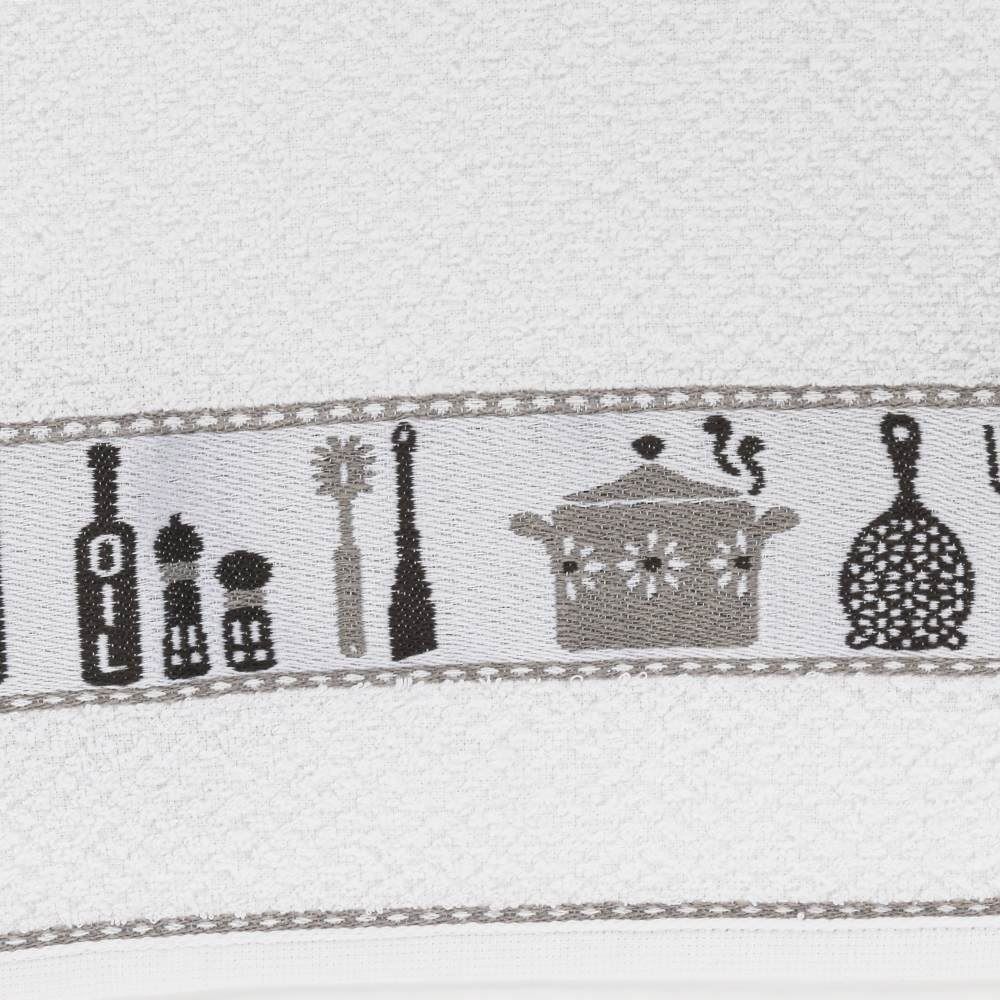 Pano De Copa 100% Algodão Gourmet Havan Casa 1 Pç - Panela Cinza