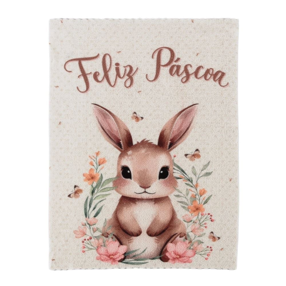 Pano de Copa Páscoa Turim Havan Casa - Coelho Bege