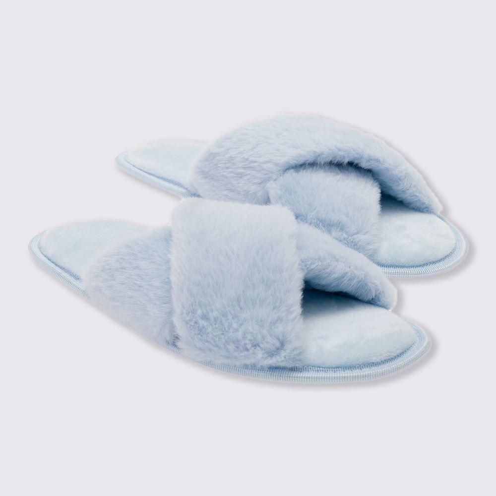 Pantufa Chinelo Tira Cruzada Camila Moretti - AZUL/13-4200 33/34