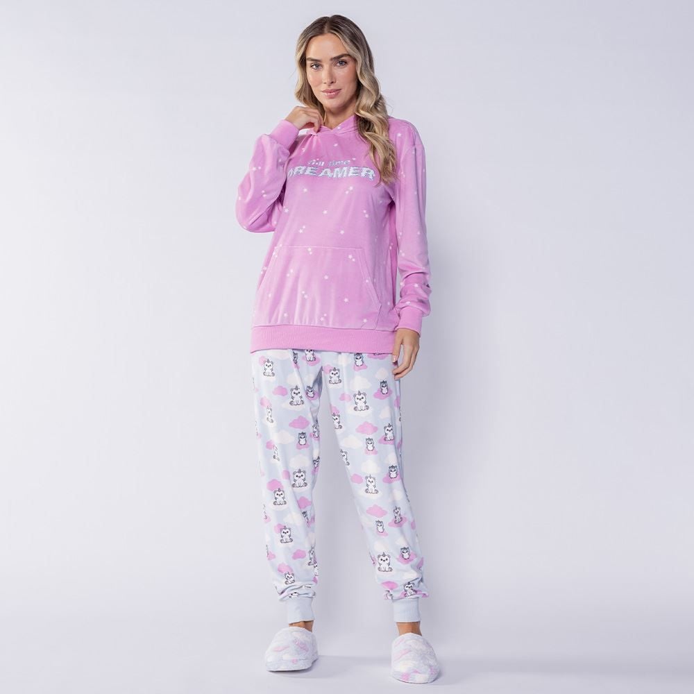 Pantufa Feminina Fechada Magic Sky Camila Moretti