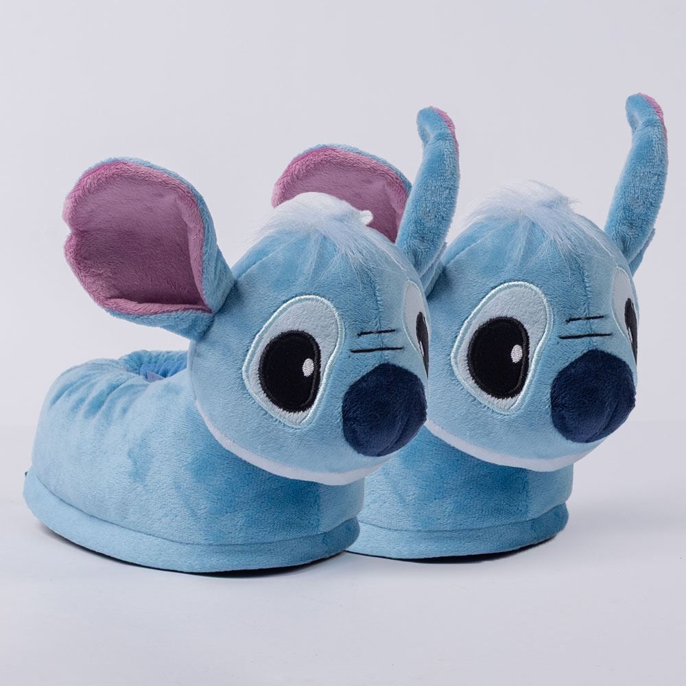 Pantufa Feminina Stitch 3D Disney
