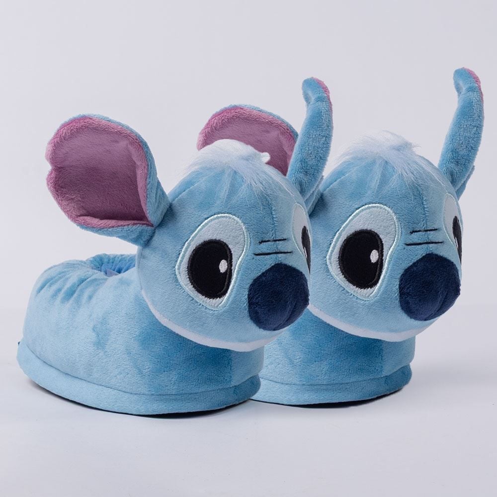 Pantufa Feminina 3D Stitch Disney