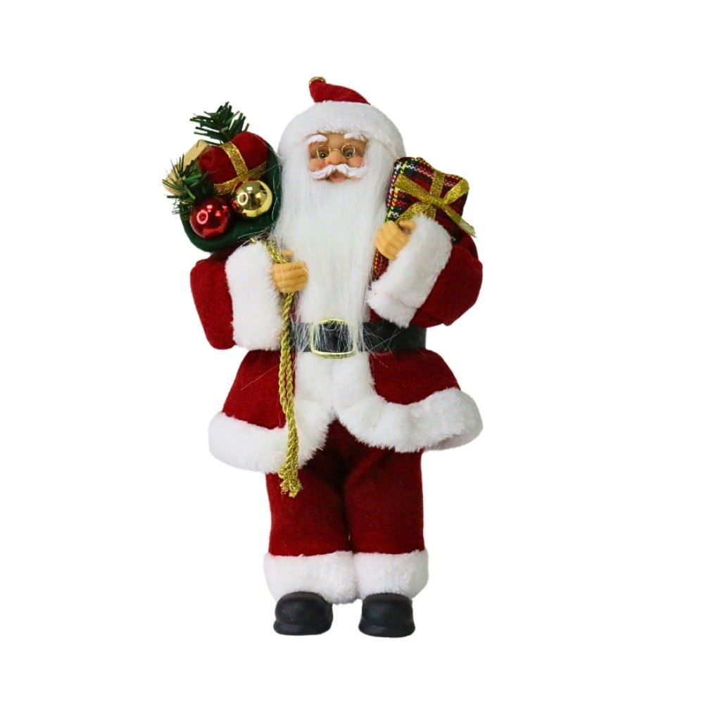 Papai Noel Presente Vermelho Dinatale - 30Cm