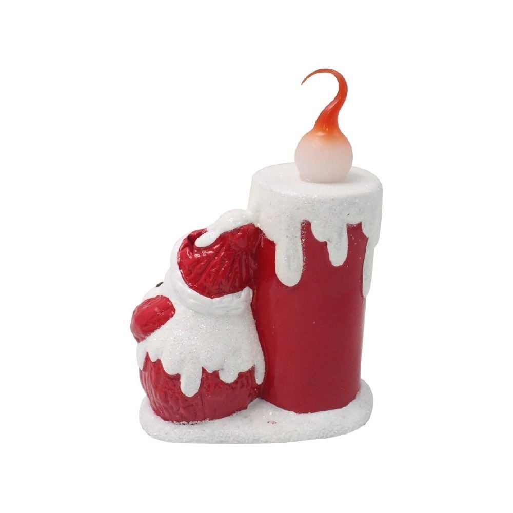 Papai Noel Vela Com Led Havan Casa 15Cm - Sortido