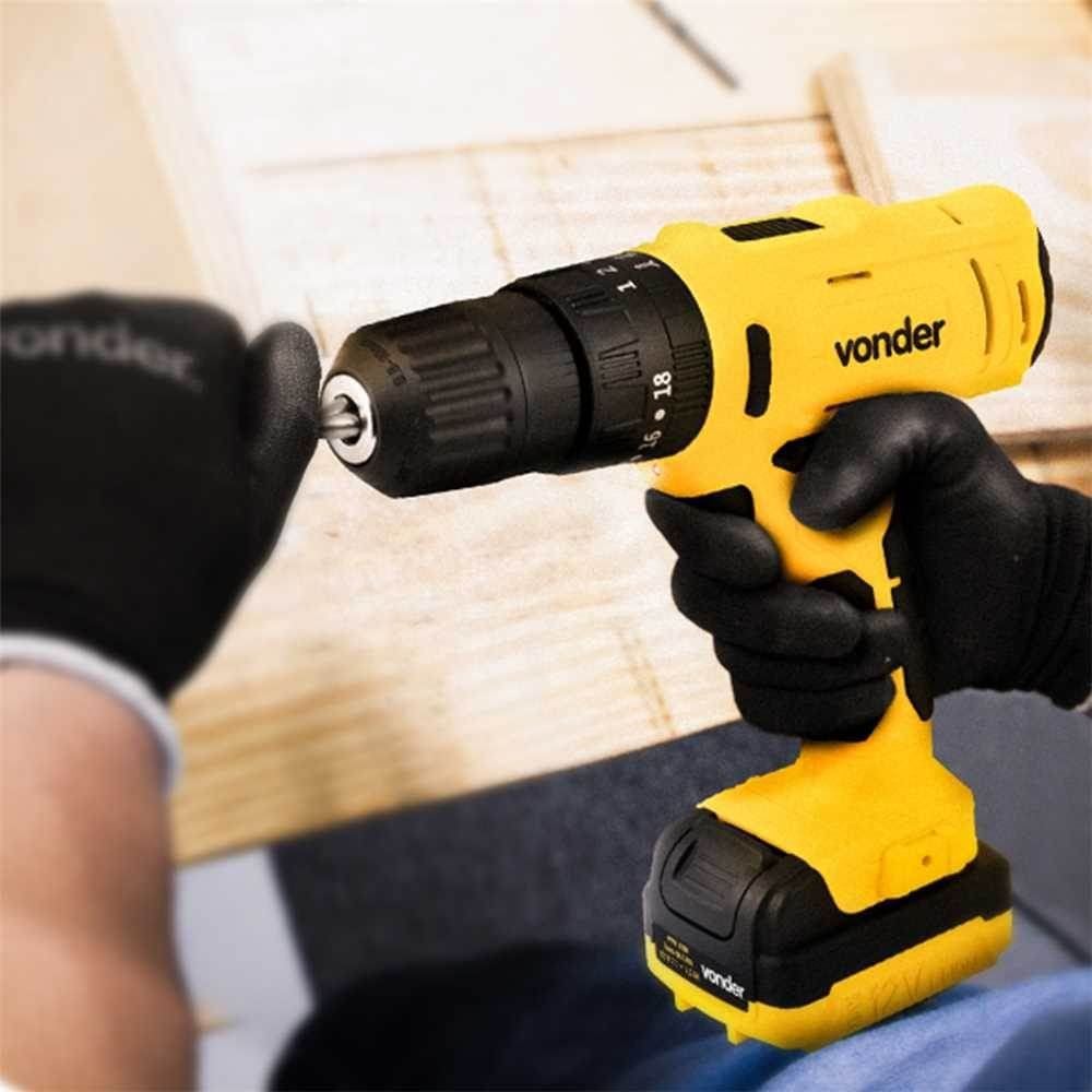 Parafusadeira E Furadeira Vonder 12V Vonder Pfv120 - Bivolt