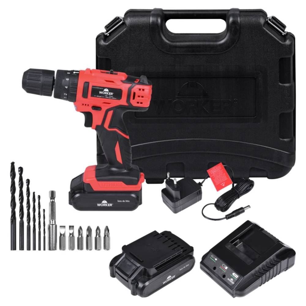 Parafusadeira E Furadeira Impacto Pfw 18V Bivolt 18 Pçs - Bivolt