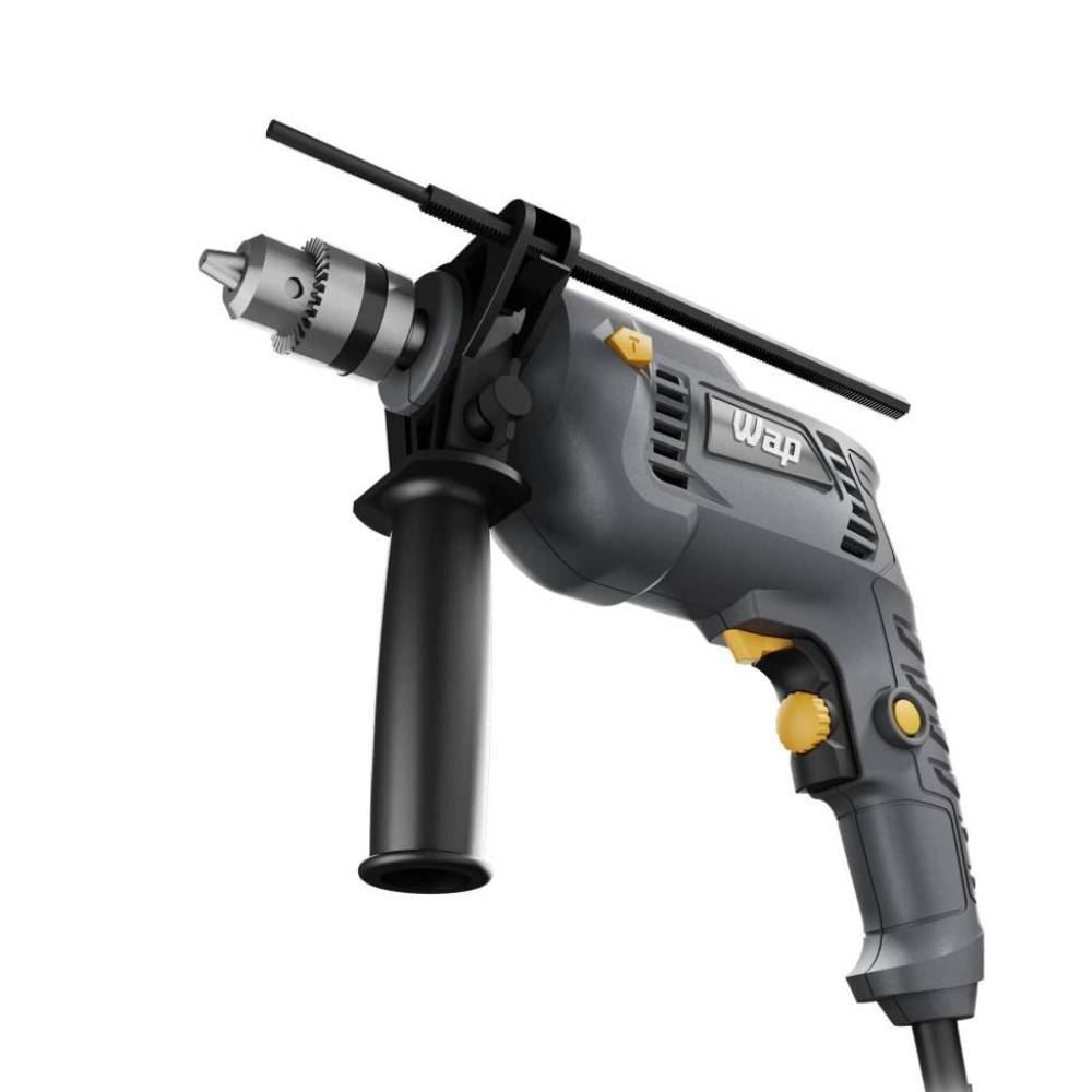 Parafusadeira e Furadeira Impacto Wap WF 700K10 Com 11 Acessórios