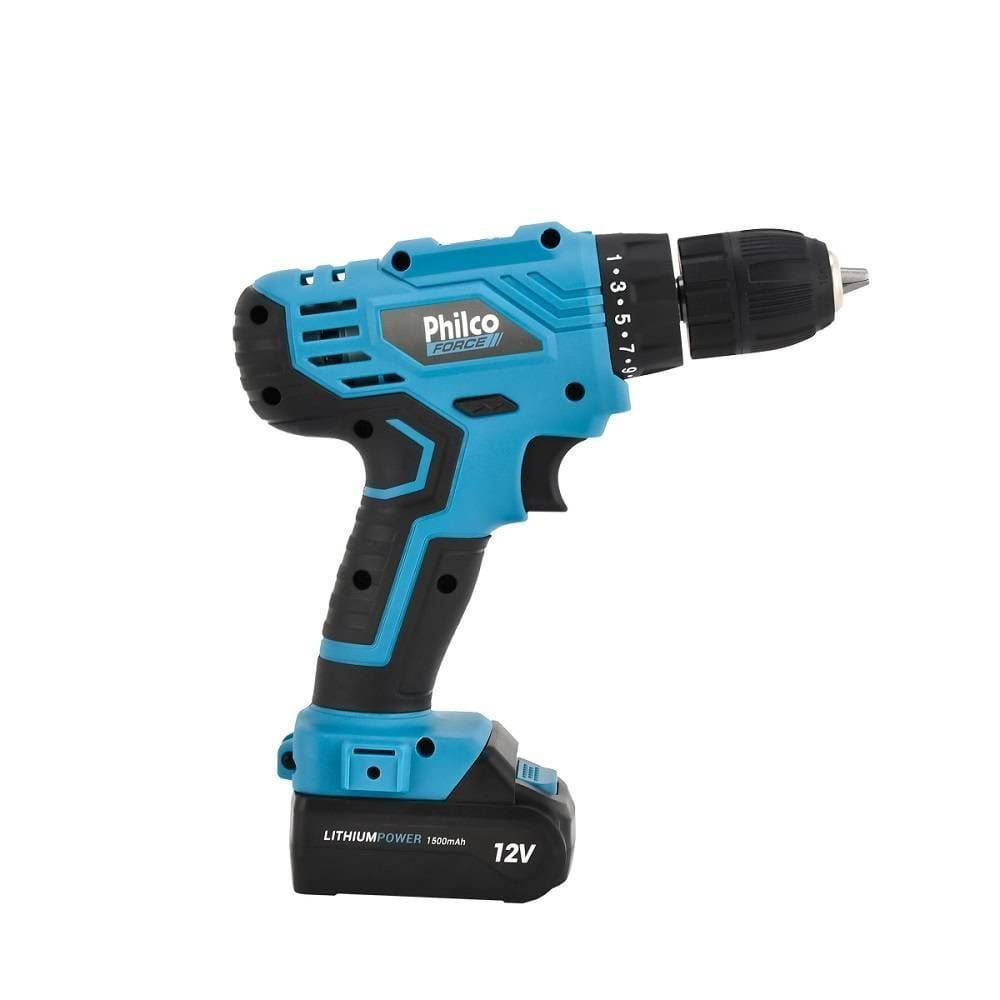Parafusadeira Philco Force Bivolt 2 Em 1 800Rpm Ppf12 - Bivolt