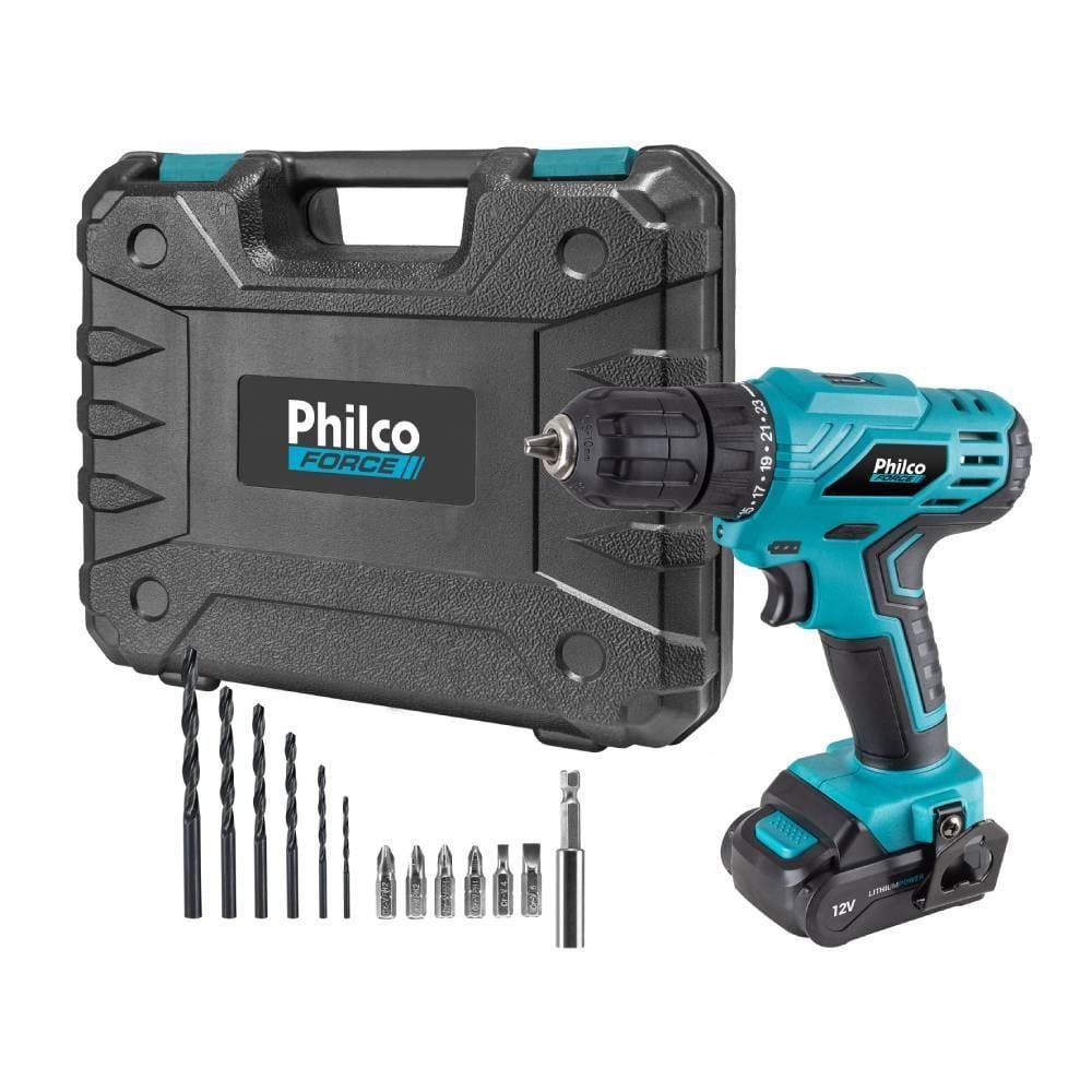 Parafusadeira Philco Force Speed Control Ppf12m - Bivolt