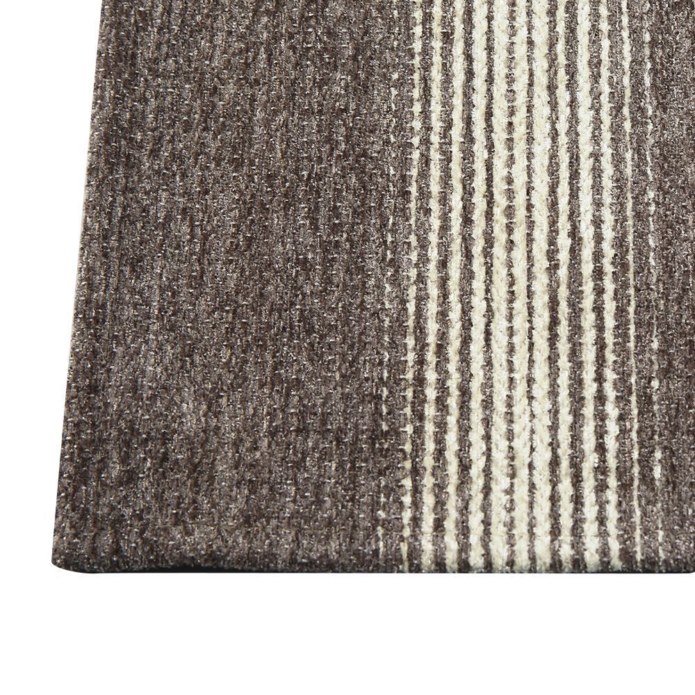 Tapete Para Quarto Ou Sala Chenile 75X160 Cm Havan Casa - Listras Bege E Marrom