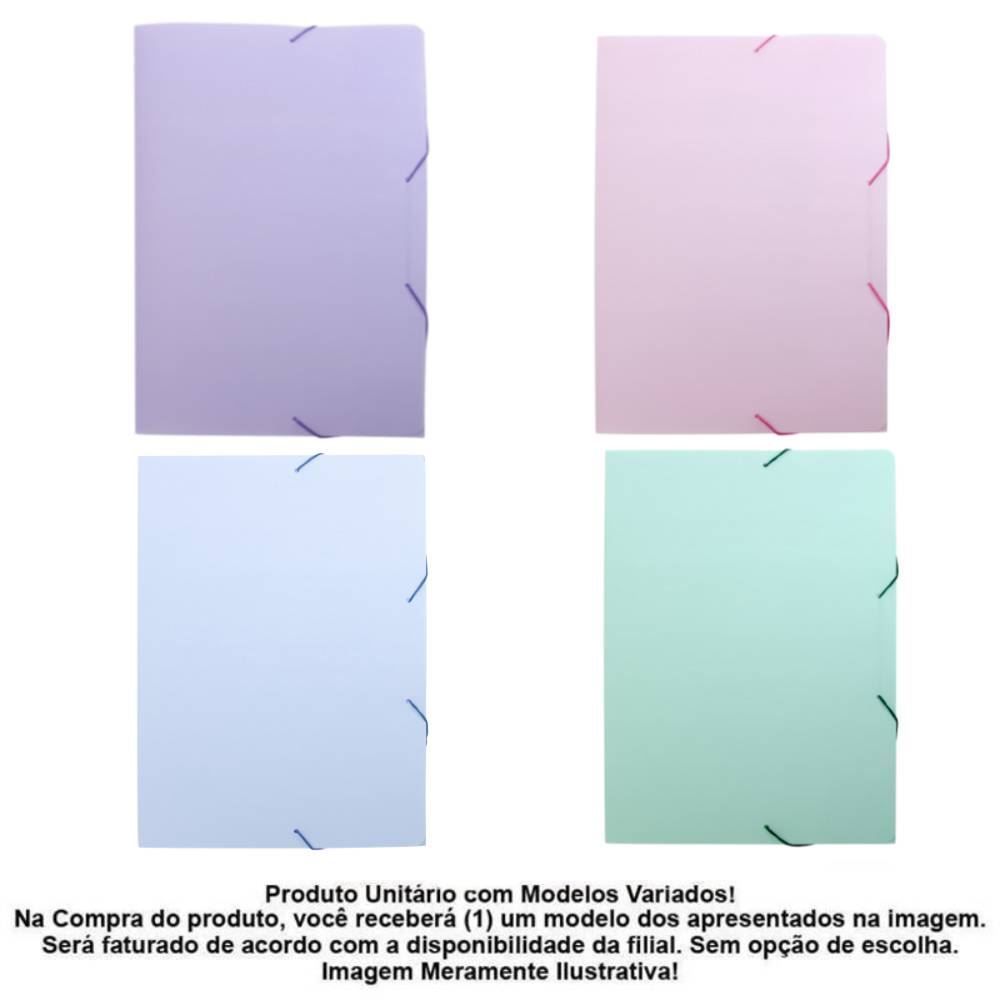 Pasta Aba Elástica Ofício Serena Dello - Sortido