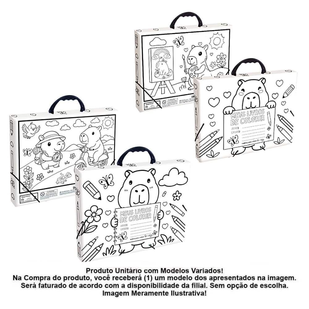 Pasta Maleta A4 para Colorir Be Capy Dello - Sortido