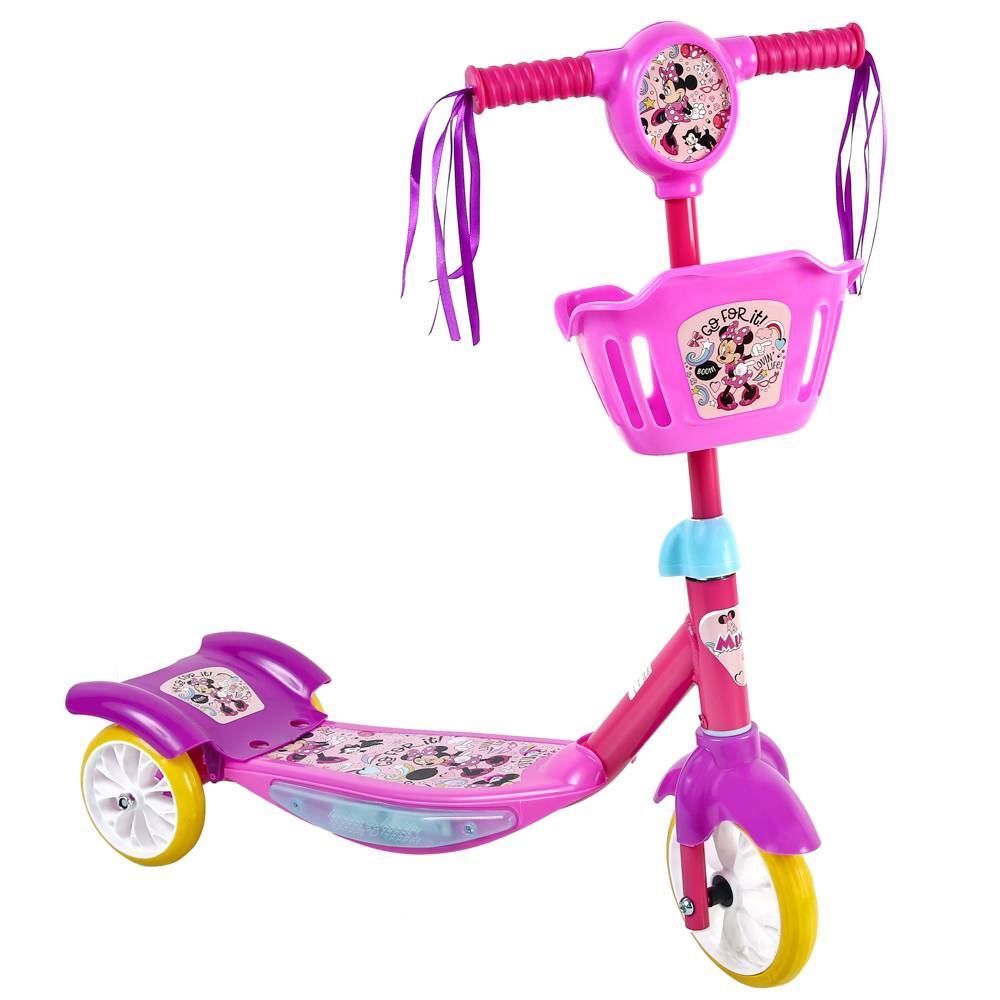 Patinete 3 Rodas Luzes E Som Minnie Havan Toys - HBR0587