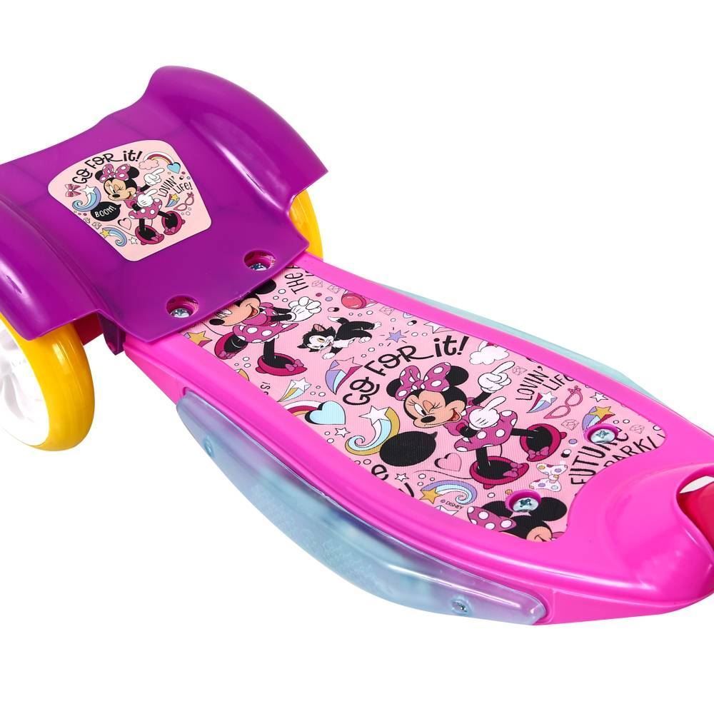 Patinete 3 Rodas Luzes E Som Minnie Havan Toys - HBR0587