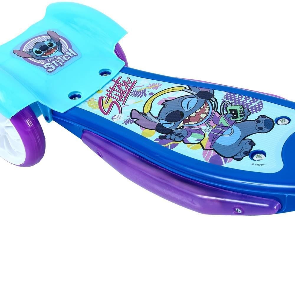 Patinete 3 Rodas Luzes E Som Stitch Havan Toys - HBR0585
