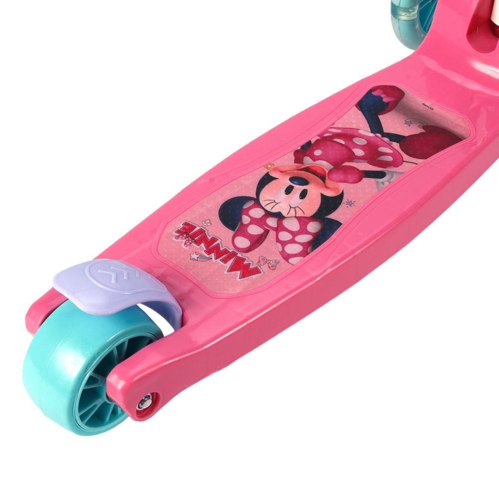 Patinete 3D com Led Minnie Havan Toys - 3 Rodas