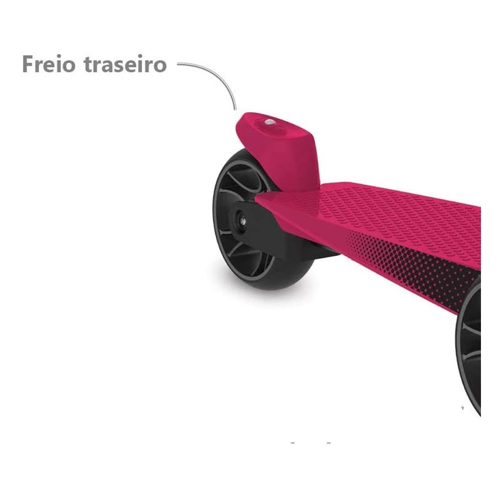 Patinete Infantil Bandeirante Skatenet Max Rosa - 1531