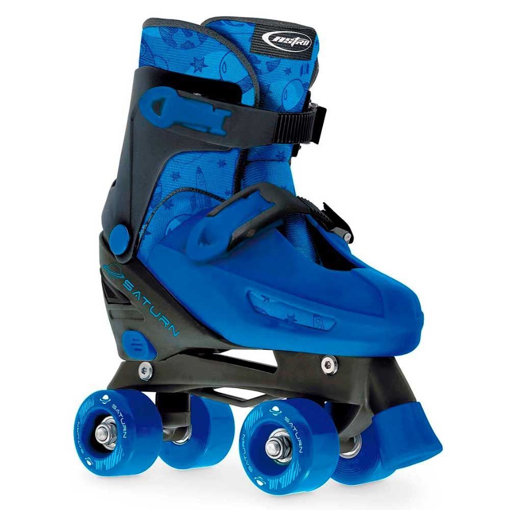 Patins 4 Rodas Médio 35 A 38 Quad Saturn Azul Astro Toys - 9069