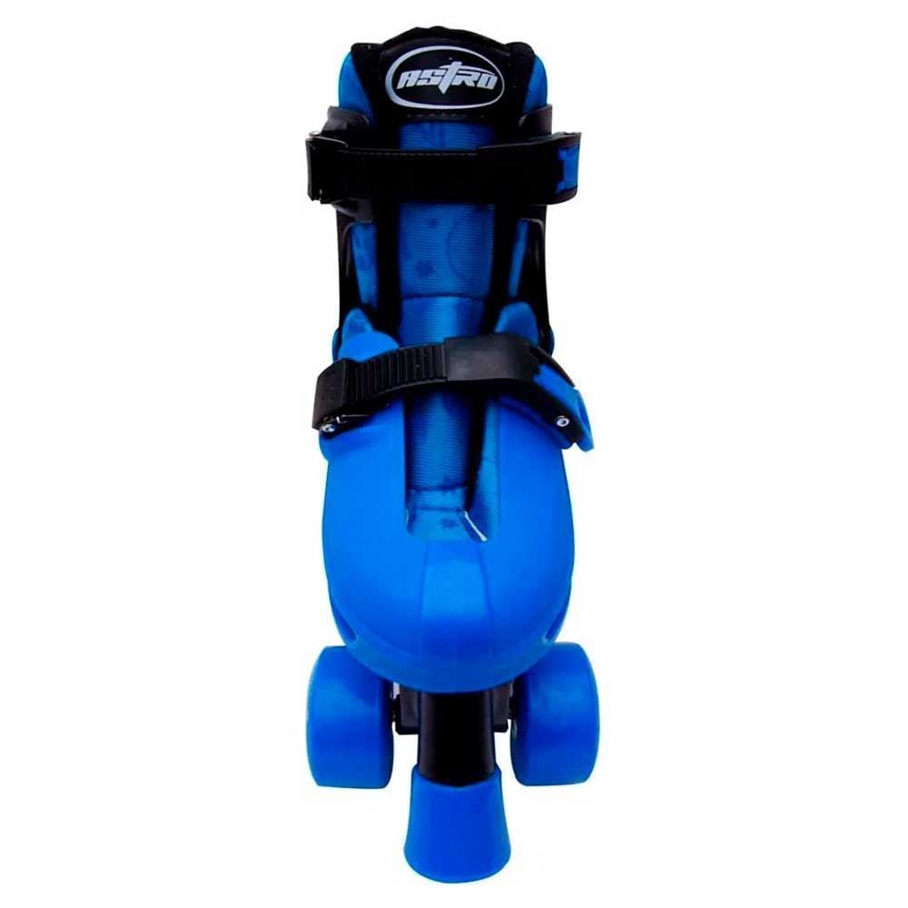Patins 4 Rodas Médio 35 A 38 Quad Saturn Azul Astro Toys - 9069