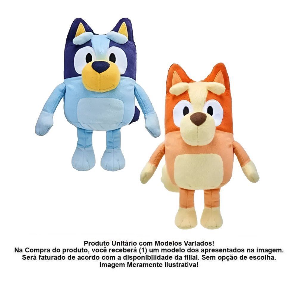 Pelúcia Bluey Ou Bingo Candide - Sortido