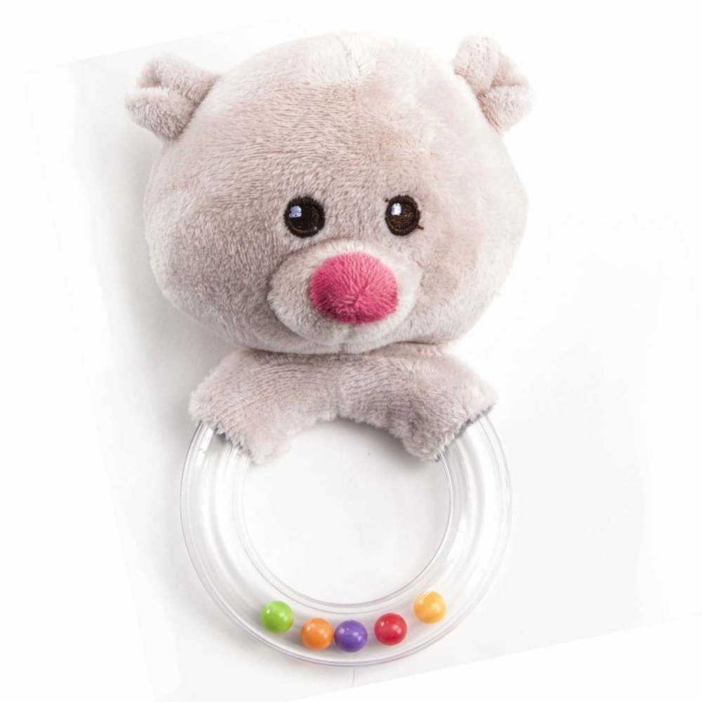 Pelúcia Com Chocalho Havan Baby - Ursa