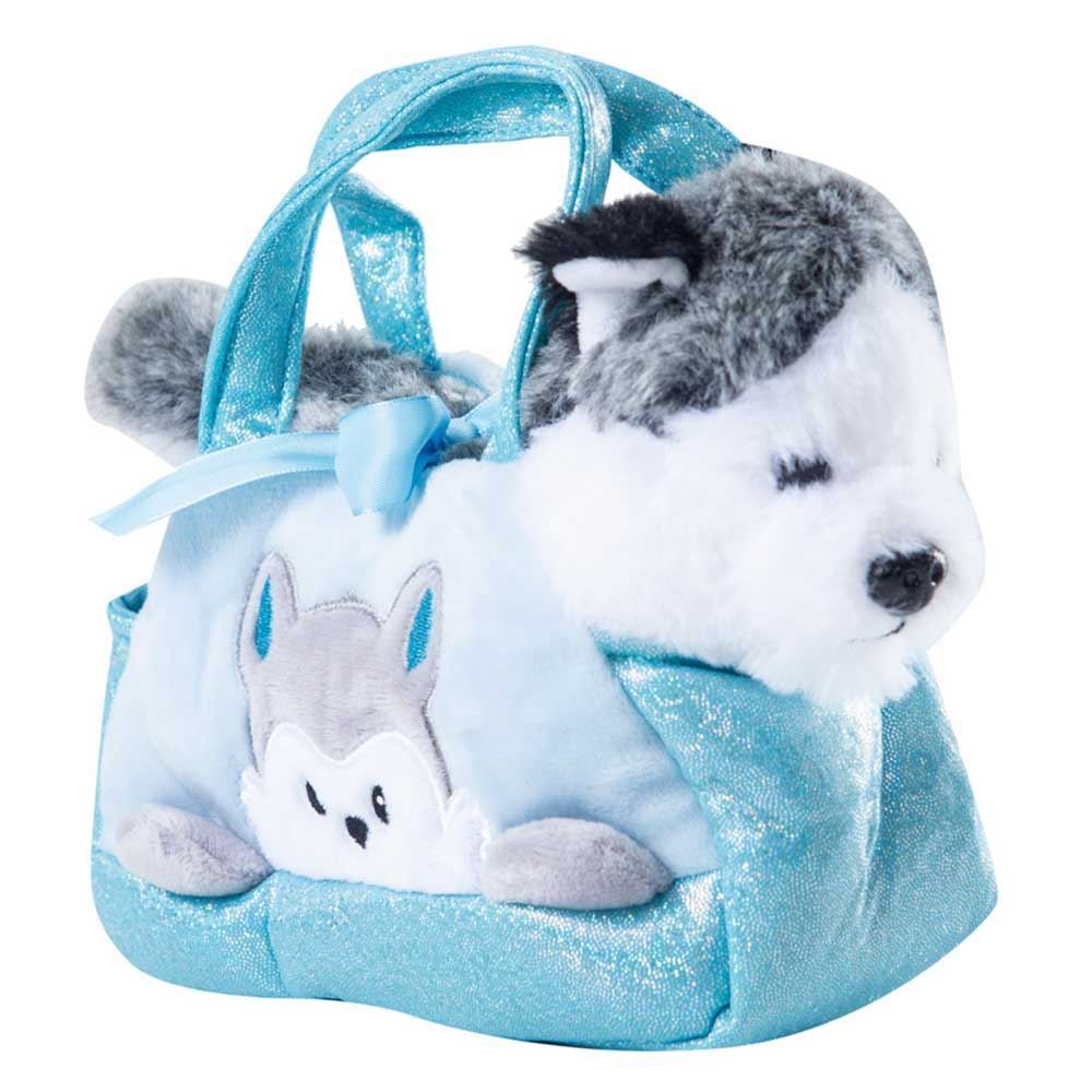 Pelúcia Cutie Handbags Husky Azul Multikids - BR1713