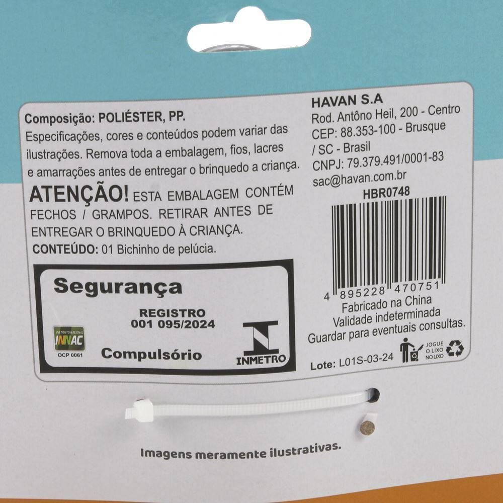 Pelúcia Treme Treme - Elefante